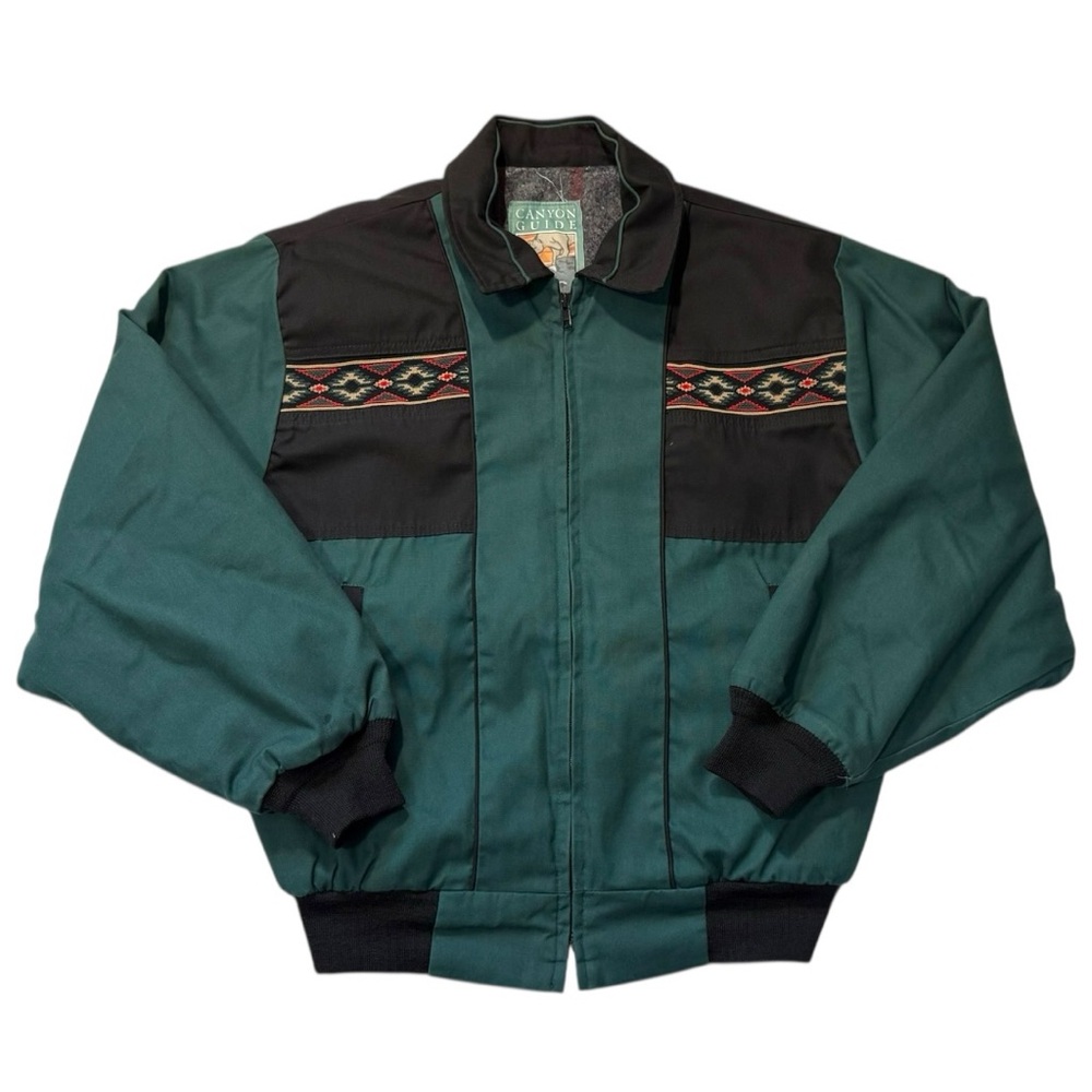 Vintage Canyon Guide Outfitters Aztec style Jacket made in USA - Large - Picture 2 of 10